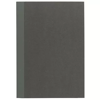 [MUJI 無印良品]再生紙筆記本(橫線6mm)/A6.30頁.深灰