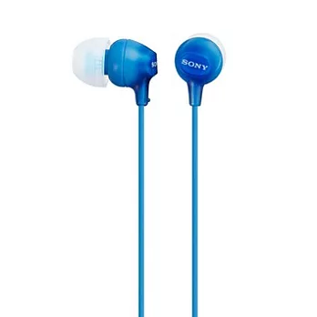 SONY MDR-EX15LP 輕巧炫彩多色小耳機藍