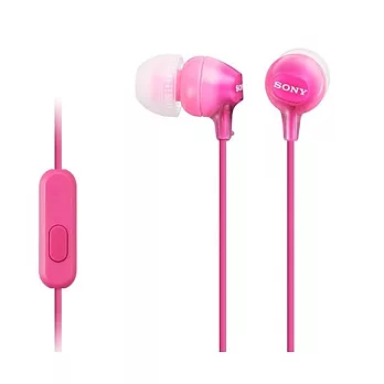 SONY MDR-EX15AP 智慧型手機 線控 立體聲入耳式耳機淺粉紅粉紅