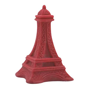 巴黎鐵塔 藝術橡皮擦紅色