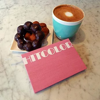 HITCOLOR精裝空白筆記本。50K粉紅