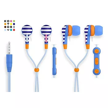 KOTORI 101繽紛耳麥海軍條紋 (marine stripe)