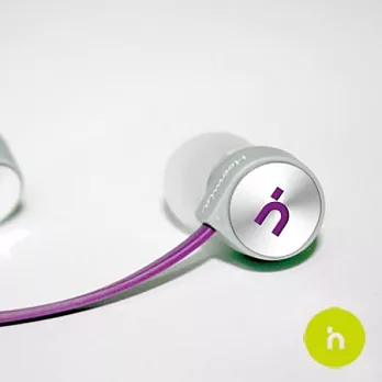 hoomia好米亞 E1鸚鵡螺設計 立體聲入耳式耳機-浪漫紫