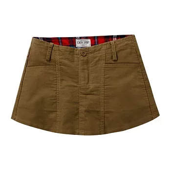 【CACO】CACO SURF‧美式休閒‧抓毛布料休閒褲裙S深卡