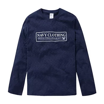 【CACO】NAVY．獨家經銷．NAVY竹節長TM深藍