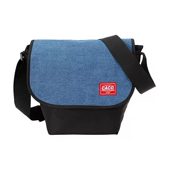 【CACO】CACO SURF‧美式休閒‧帆布側背包藍