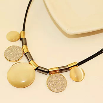 【Bling Q】簡單純色玉珠柔美項鍊