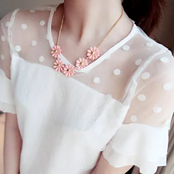 【Bling Q】美艷動人花朵串連項鍊