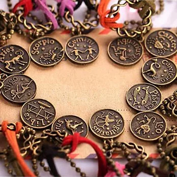 【A+ accessories】星座物語 復古十二星座祈願幸運手鍊 (水瓶座)
