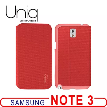Uniq Gripo系列Samsung Note 3皮套紅