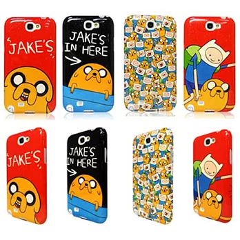 OneMagic 探險活寶 Samsung Note2閃粉殼-紅底老皮