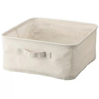 [MUJI 無印良品]棉麻聚酯收納箱/正方形.迷你