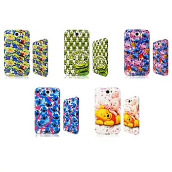 迪士尼Samsung Note2閃粉保護殼-多角色三眼怪