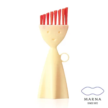 【MARNA】便當盒專用清潔刷(黃)