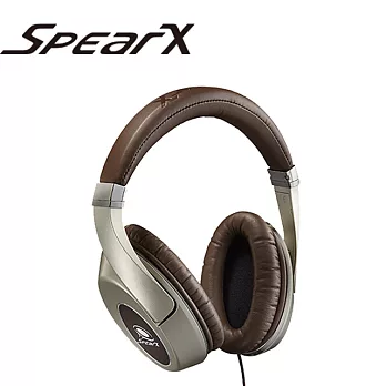SpearX 品味經典 D系列音樂耳機D1經典咖啡金
