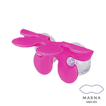 【MARNA】花朵造型牙刷架(粉)