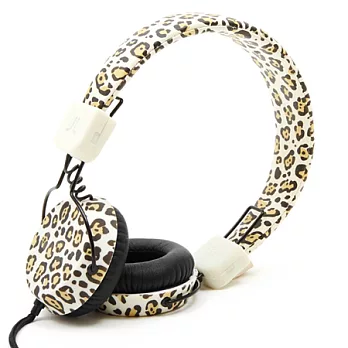 瑞典 WeSC Piston 限量特別款 耳罩式耳機 附麥克風 (豹紋款)