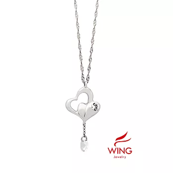 [WING Jewelry] 鍺石系列心動項鍊白水晶