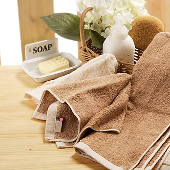 【taoru】simple life - 日本有機棉 方巾 33x36 cm米色