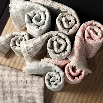 【taoru】彩虹格格 - 日本有機棉 浴巾 59x120cm粉格格吉祥