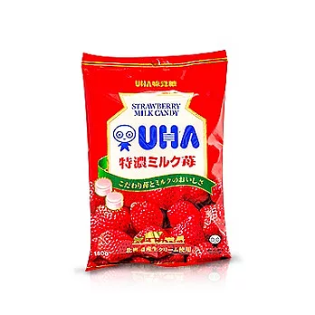 UHA日本味覺糖特濃牛奶糖-草莓味180g