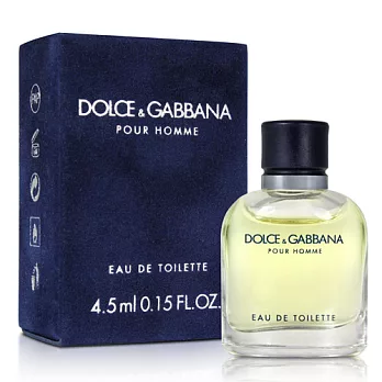 D&G 同名男性淡香水小香(4.5ml)