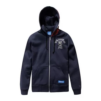 【CACO】CACO ST．美式街頭．國旗連帽外套．(台灣製)L深藍