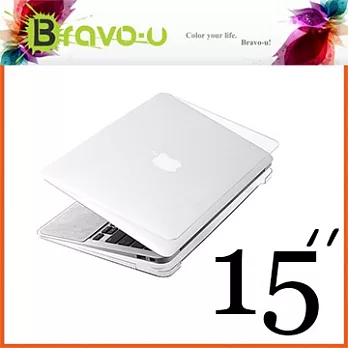 Bravo-u APPLE MacBook Pro 15吋 Retina 水晶透明保護硬殼
