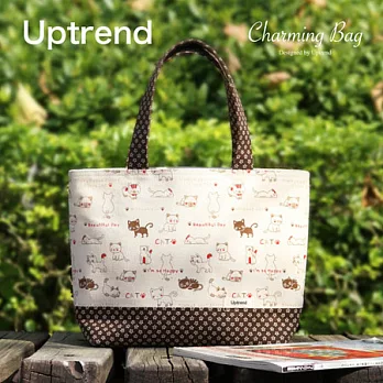 Uptrend 繪本風‧巧用包 / 貓咪在散步(咖啡)