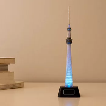 日本東京晴空塔/SKY TREE 造型時鐘白色