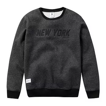 【CACO】CACO SURF‧美式休閒． 紐約貼布繡長TXL深灰