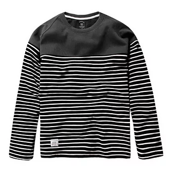 【CACO】SEVEN HEAVEN．個性潮流．條紋配色長TXL灰