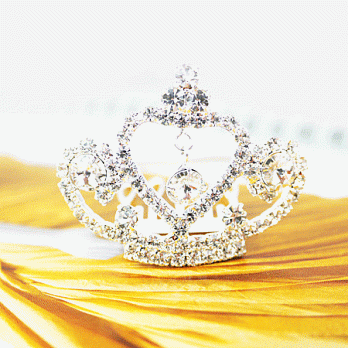 【PinkyPinky Boutique】水鑽垂墜 皇冠素材髮插