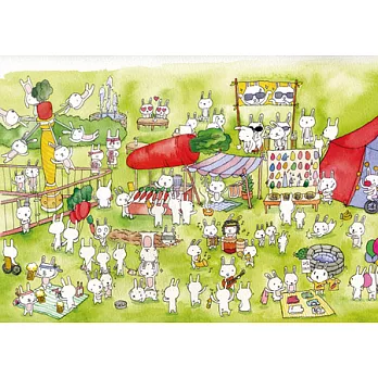 設計明信片｜兔子新樂園