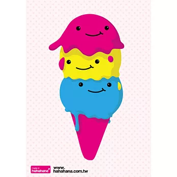 設計明信片｜ice cream