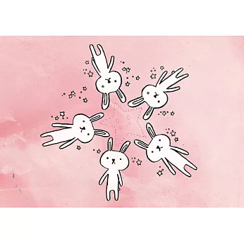 設計明信片｜星星兔