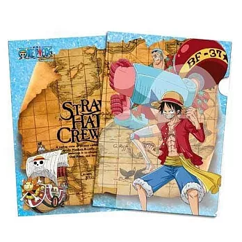 航海王-L型資料夾(造型)D款(魯+佛)