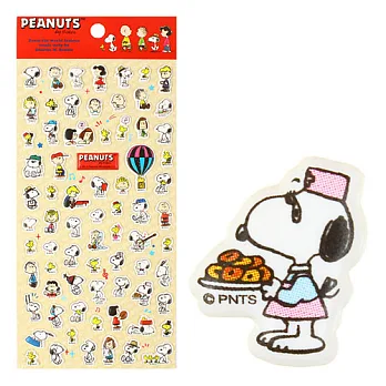 SANRIO SNOOPY迷你泡棉貼紙