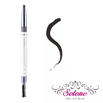 Solone 花漾繽紛旋轉眉筆01黑色