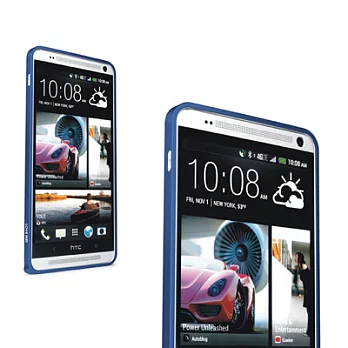 Love Mei hTC one Max T6 鋁合金超薄0.6mm金屬邊框(深藍)