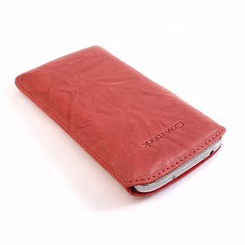 鴻海 Coverbank 伊斯坦堡手作真皮皮套 Nature for Samsung S4/In common玫瑰紅