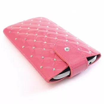 鴻海 Coverbank 伊斯坦堡手作真皮皮套 Sparkle for Samsung S4/In common香妃粉
