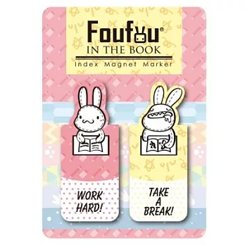 《Foufou》索引磁鐵書籤- Study Time