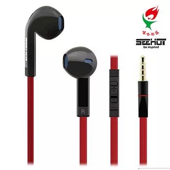 SeeHot 嘻哈部落入耳式立體聲有線耳機(SH-MHS800)-紅色