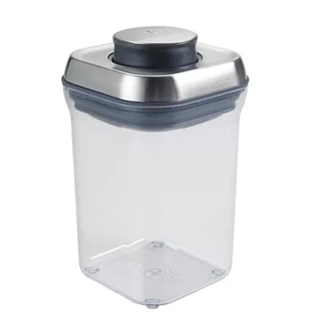 OXO POP 不鏽鋼保鮮收納盒 (霧銀正方 900ml)