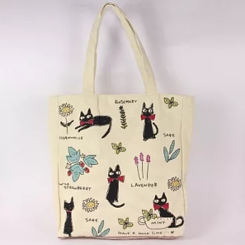 Noafamily,諾亞領結貓直式手提袋_BE(13下)