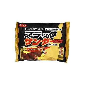 日本【有樂製果】黑雷神迷你巧克力180g(15入)