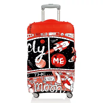 LOQI 行李箱套│登入月球【L 號】