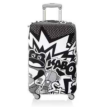 LOQI 行李箱套│小黑熊【L 號】