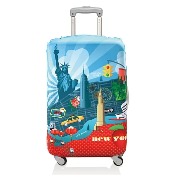 LOQI 行李箱套│紐約【L 號】